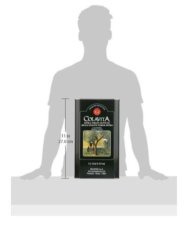 Colavita Extra Virgin Olive Oil 3L Tin - Premium Quality Olive Oil (101.4 Fl Oz) - Buy Online on GoSupps.com
