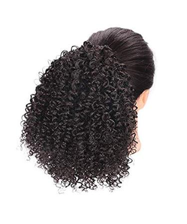 Drawstring Puff Afro Kinky Curly Ponytail - Synthetic Clip-In Hair Extensions for African American Styles - Buy Online on GoSupps.com