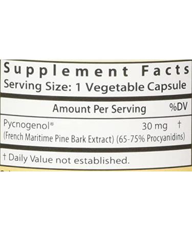 Healthy Origins Pycnogenol 30 mg Veg Capsules - 180 Count Pack of 1 - Buy Online on GoSupps.com