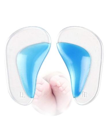 Lucktao Children 2 Pairs Orthotic Insole Flatfoot Corrector Arch Pain Support Gel Inserts Pads (L Size :9.5cm (3-5 Years)) 2 Count (Pack of 1)