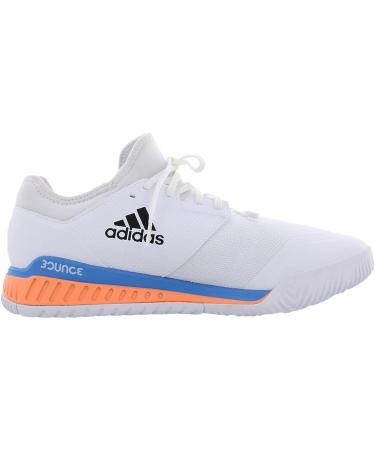 adidas Court Team Bounce 8 White/Black/Pulse Blue - Lightweight Tennis Shoes - Buy Online on GoSupps.com