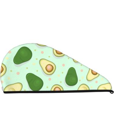 Soft Super Absorbent Avocado Microfiber Hair Towel Wrap for Women - Quick Dry Coral Velvet for Long Curly & Thick Hair - Buy Online on GoSupps.com