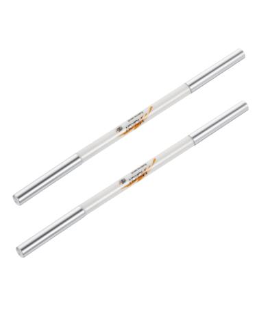 Healvian 6 Pcs Double-headed Waterproof Eyebrow Pencil Brow Pencil with Brush Makeup Tool Abs (shell)