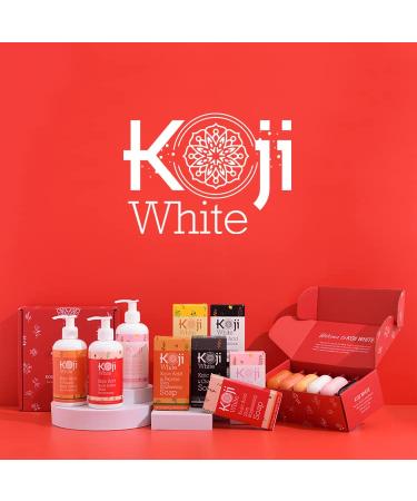 Koji White Kojic Acid & Vitamin C Skin Brightening Soap - 2 Bars, 2.82 oz - For Smooth Complexion - Face & Body - Cruelty Free - Buy Online on GoSupps.com