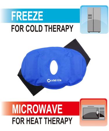 Knee Cold Pack for Injury - Reusable Hot/Cold Ice Packs for Knee Pain Relief - Adjustable & Flexible for Knees/Elbows - 2 Pack - Buy Online on GoSupps.com