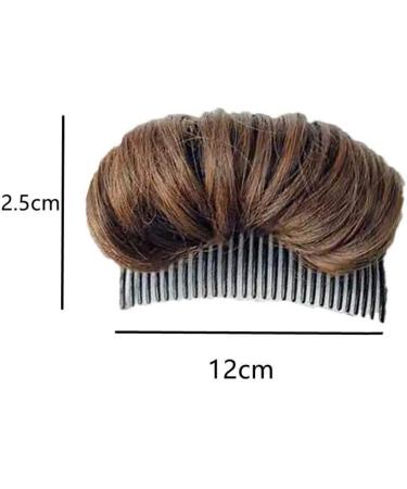Shop Bump Up Comb Clip Bun Maker - Volume Enhancer Hair Tool for Women & Girls - Light Brown Multifunctional Hair Accessory - Buy Online on GoSupps.com