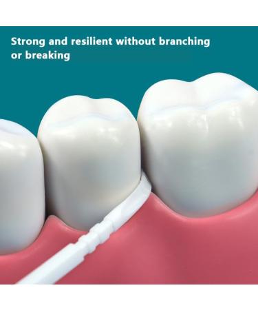 300pcs Plastic Double Head Interdental Brushes - Dental Floss Sticks for Oral Hygiene | Tooth Cleaning Tools - Buy Online on GoSupps.com