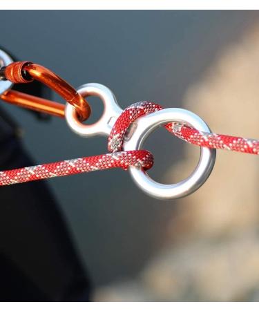 Climbing 8 Descender - 35kn/3500kg Rappel Device for Rock Climbing & Descending | International Shipping Available - Buy Online on GoSupps.com