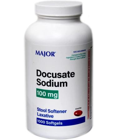 DOK Stool Softener 100mg - 1000 Softgels | Fast-Acting Relief for Constipation - Buy Online on GoSupps.com