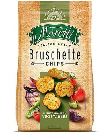 Maretti Mixed Flavors Bruschette Chips Variety Pack - Oven Baked 70g - Buy Online on GoSupps.com