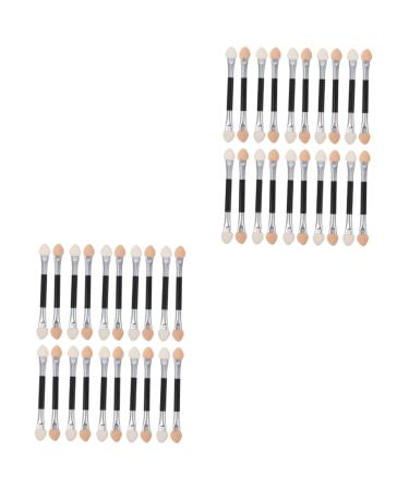 FOMIYES 40 Pcs Latex Eye Shadow Stick Foam Sponge Comestic Applicator Disposable Eye Shadow Brush Suite Mix 7.5cmx2pcs Assorted Colorx2pcs