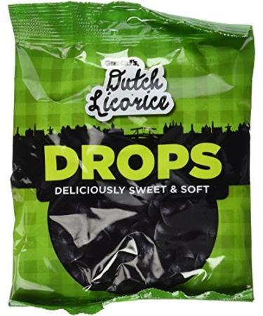 Gustaf's Soft Dutch Licorice Drops 5.2 Oz Bag 5.2 Ounce (Pack of 1)
