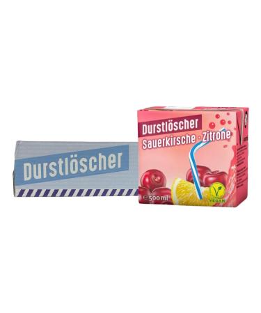 WeserGold WeserGold Cherries Lemon 12 x 500 ml Pack of 12