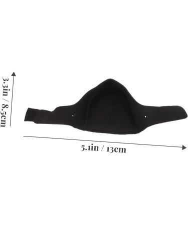 FRCOLOR 3 Pairs Silicone Heel Covers - Durable Nylon with Holes | Black | 13x8.5x3cm - Perfect for Comfort & Protection - Buy Online on GoSupps.com