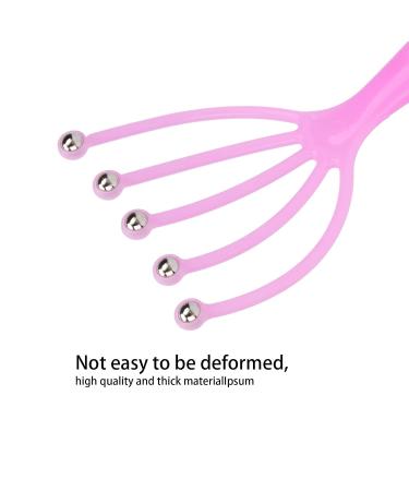 Scalp Massager Head Massager - Deep Relaxation Tool for Home & Office - Pink Spider Design - Buy Online on GoSupps.com