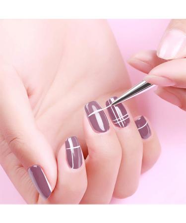 Mwoot 12-Piece Nail Brush Set | Professional UV Gel & Acrylic Nail Art Liner Tools for Detailed Design | 7/9/11 mm Brushes - Buy Online on GoSupps.com