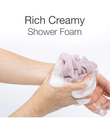 JUNRO Exfoliating Shower Towel (3 Pack) - Soft Purple Nylon Washcloth for All Skin Types - Buy Online on GoSupps.com