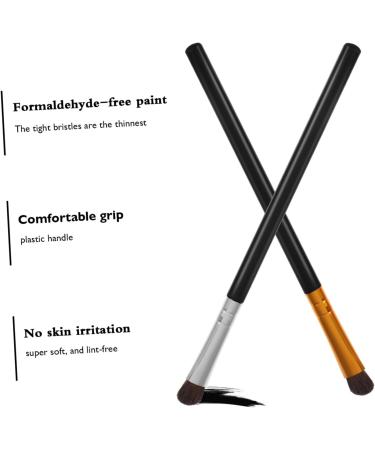 Beatifufu 6pcs Handle Horse Makeup Eye Bristles Blending Professional Handles with for Miss Plastic Hair - Buy Online on GoSupps.com