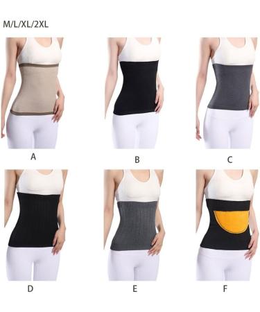 Ioiuskku Kashmir G rtel - Stylish Comfortable & Breathable Wool Belt for Back Support - XL Black Brushed - Buy Online on GoSupps.com