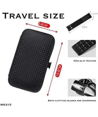 Manicure Pedicure Set | Nail Clippers | Scissors | Tweezers | Ear-pick | Black Stainless steel Men Women Travel Size Nail Grooming Tool Kit Blue - Buy Online on GoSupps.com