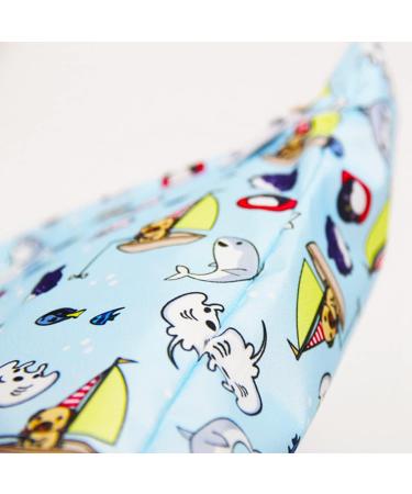 Egurs Waterproof Reusable Wetbag Diaper Bag - Nappy Bag Zoo & Letters | 30x28cm Ideal for Travel & Storage - Buy Online on GoSupps.com