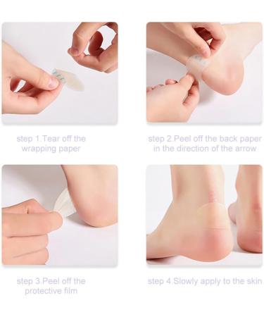 Bladder & Heel Blister Protection - 24 Waterproof Hydrocolloid Gel Pads - Buy Online on GoSupps.com