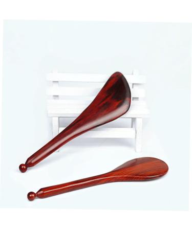 2pcs Wooden Scraping Tablets - Facial Massage Boards & Wood Massage Tools for Home Spa Therapy - Best Scraping Massage Sticks & Squeegees - Buy Online on GoSupps.com