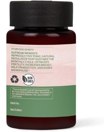 Maharishi Ayurveda Shatavari - Women's Health & Hormonal Balance Herbal Tonic | Non-GMO Vegan | Menstrual & Menopausal Support | Made in Kerala India - Buy Online on GoSupps.com