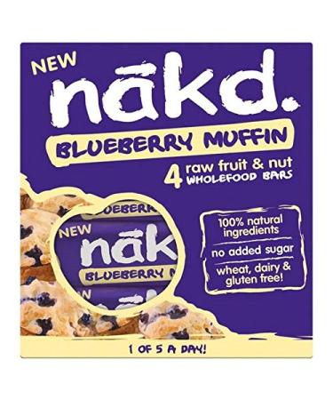 Nakd 2x Muffin Bleuets Nakd Multipack 4 X 35G