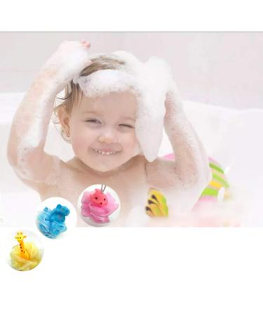 Set of 5 Star Loofah Bath Sponge Shower Poufs for Men and Women - Exfoliating Body Scrubber for Silky Skin - XL 80g/Pcs - Full Cleanse & Lather - Buy Online on GoSupps.com