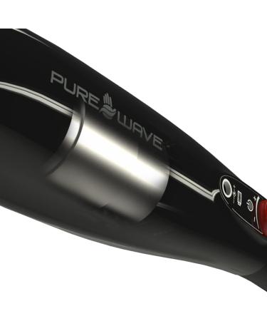 PUREWAVE CM-07 Black/Red Dual Motor Percussion & Vibration Massager - 8 Attachments - Buy Online on GoSupps.com