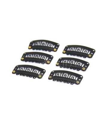 Wig Clips Stainless Steel Snap Clip hair clip for women hair barrettes for women 6 Teeth Combs Clips with Soft womens hair clips hair claw clips for women Metal Accessories Miss