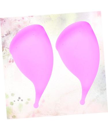 JECOMPRIS Menstrual Cup - 2pcs Silicone Period Cup for Women - Medical Grade Violet Purple - Eco-Friendly & Comfortable - Buy Online on GoSupps.com