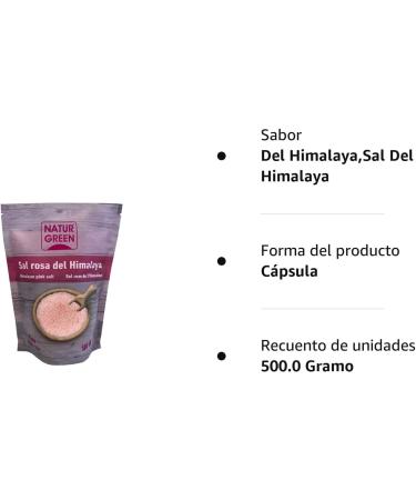 NATURGREEN Fine Himalayan Salt 500 g - Buy Online on GoSupps.com