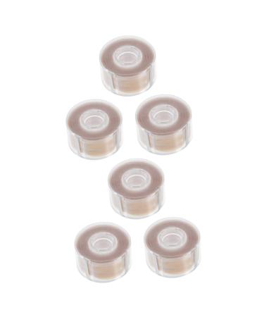 FOMIYES 6 Rolls Lace Double Eyelid Sticker Stickers Breathable Eyelid Tape Makeup Supplies Girl Double Sided