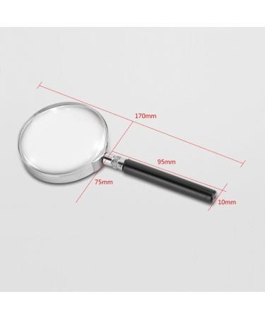 HD Portable Handheld Reading A 10 Times 20 Times The Old Children's Student Identification Long Handle with Non-Slip Reading Magnifier Interesting Star of Light - Buy Online on GoSupps.com