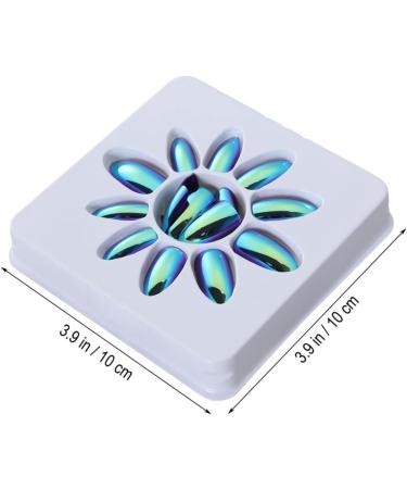 minkissy 56 Pcs Adhesive Stickers Nail Extension Nail Art Stickers Women Nail Art Sticker Artificial Fingernails Nail Tips for Women Nail Art Adhesive Sticker Fake Nails Nail Piece - Buy Online on GoSupps.com