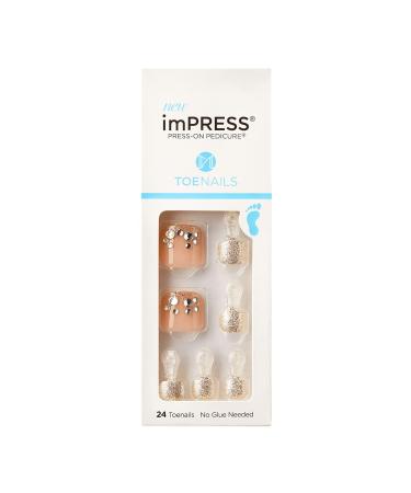 KISS imPRESS Press-on Pedicure - Lazy Days (IMT01X)