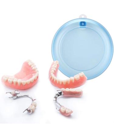 Denture Case Retainer Holder Box - Portable Storage for Dentures, Braces, and Retainers - Clear Blue Night Retainer Box by DOITOOL - Buy Online on GoSupps.com