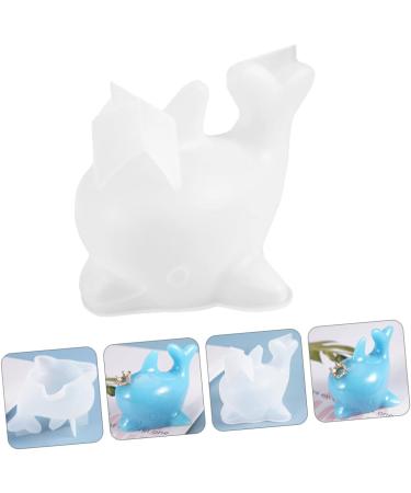 STOBOK 1pc Dolphin Mold 3D Animal Silicone Molds Dolphin Ornament Hand Mold Animal Cake Baking Moulds Ice Cream Mold Decor Epoxy Dolphin Shape Mold Clay White Silica Gel Desktop - Buy Online on GoSupps.com