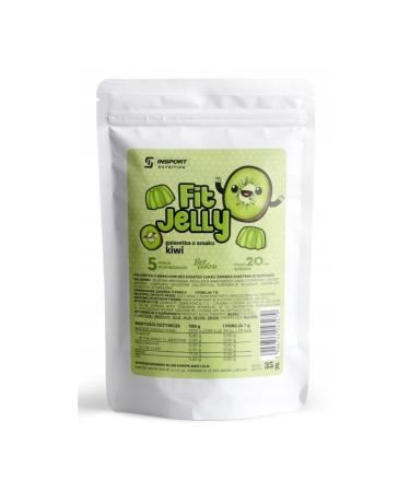 Insport Nutrition - Fit Jelly - Sugar -free jelly - low in calories - no fat and no carbohydrates - high protein content - powder - (35g kiwi) KiWi 35.00 g (1 Pack)
