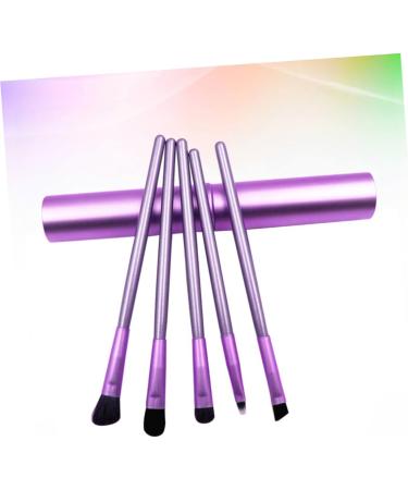 Baluue 5pcs Eye Makeup Brush Kit Eye Shadow Brush Eyeshadow Brush Purple - Buy Online on GoSupps.com