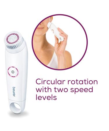 Beurer FC45 Electric Waterproof Facial Cleansing Brush - 2 Speeds, Skincare Zone Timer, Acne Face Wash, Face Mask Skin Care - Korean Skin Care Products FC45 - Buy Online on GoSupps.com