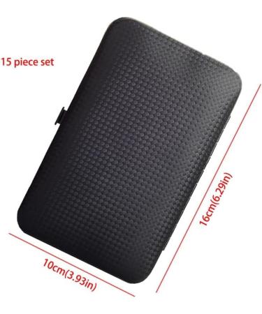 Nail Clipper Set Nail Clippers SetNail Clippers Pedicure Kit Nail File Nail Clippers Manicure Beauty Kit with Portable Fashion Bag (15-Piece Set) Nail Clipper Kit (Color : A) - Buy Online on GoSupps.com