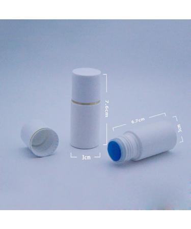 TJCGCKK 5 PCS 20ml Roll On Deodorant Bottles - Travel Size Sponge Head Plastic Applicator Bottle for Liniments & Cosmetics - Buy Online on GoSupps.com