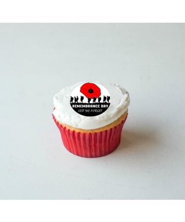 REMEMBRANCE DAY CAKE TOPPERS 48x3CM PREMIUM EDIBLE RICE PAPER DECORATION GIFT D6 - Buy Online on GoSupps.com