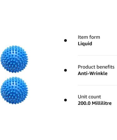 KOC Reusable Dryer Balls - Non-Melt Tumble Laundry Wash Cubes for Softer Clothes - Reduces Wrinkles and Static - Hypoallergenic Fabric Softener - Blue - Buy Online on GoSupps.com