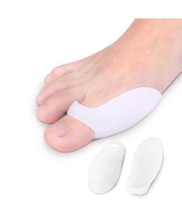 Gel Bunion Protector Shield  2pcs Bunion Pads and Cushions  Soft Silicone Bunion Corrector Big Toe Bunion Guards  Ease Blister and Rubbing Pain