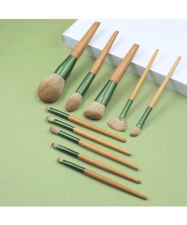 10 Pieces Full Makeup Brushes Loose Powder Brush Foundation Brush Nose Shadow Brush Soft Fiber Hair - Buy Online on GoSupps.com