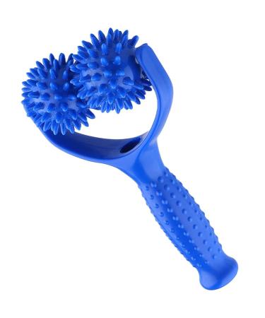 Simmpu massage roller massage roll with 2 balls massage balls massage ball roller with handle for legs back arms shoulders muscle pain